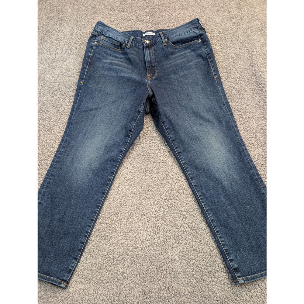 Good American Women's Flare Jeans in Medium Blue Wash